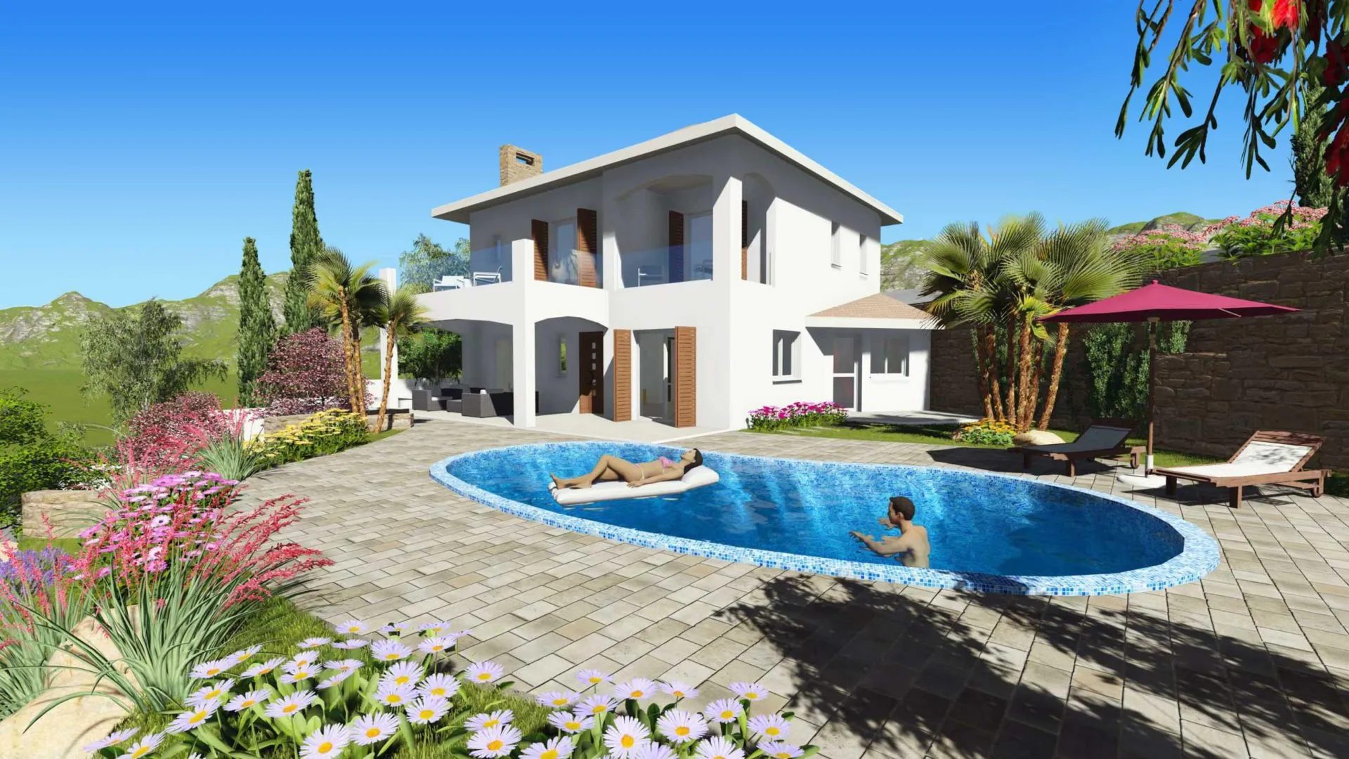 4 BR Villa in Tala, Paphos photo 2