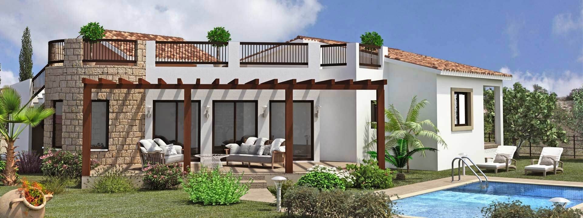 3 BR Villa in Kouklia, Paphos photo 1