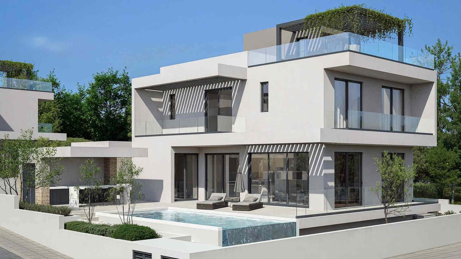 4 BR Villa in Chlorakas, Paphos