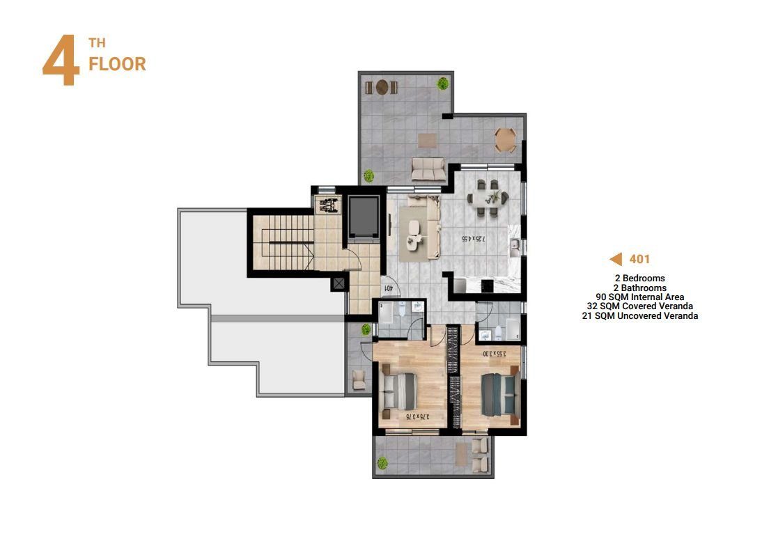 2 BR Apartment in Zakaki, Limassol photo 6