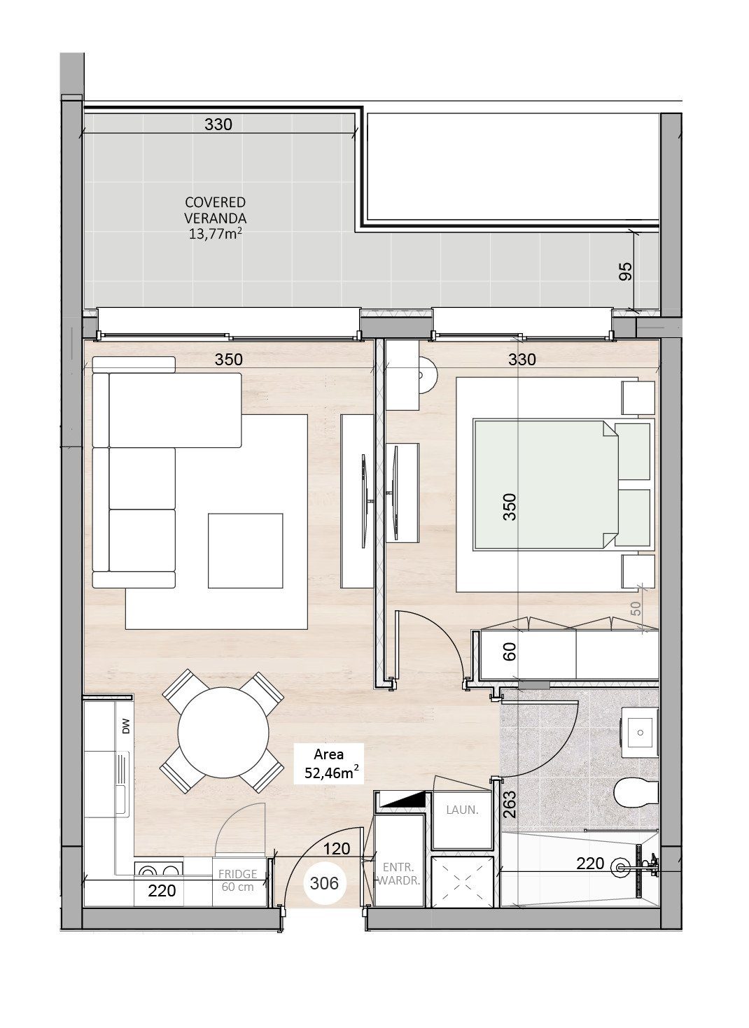 1 BR Apartment in Kapsalos, Limassol photo 9