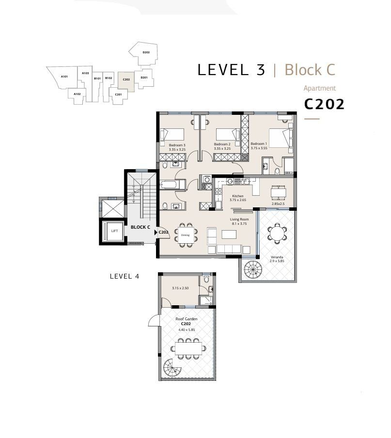 3 BR Penthouse in Germasogeia photo 6