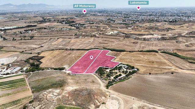 Two adjacent agricultural fields in Pano Deftera, Nicosia