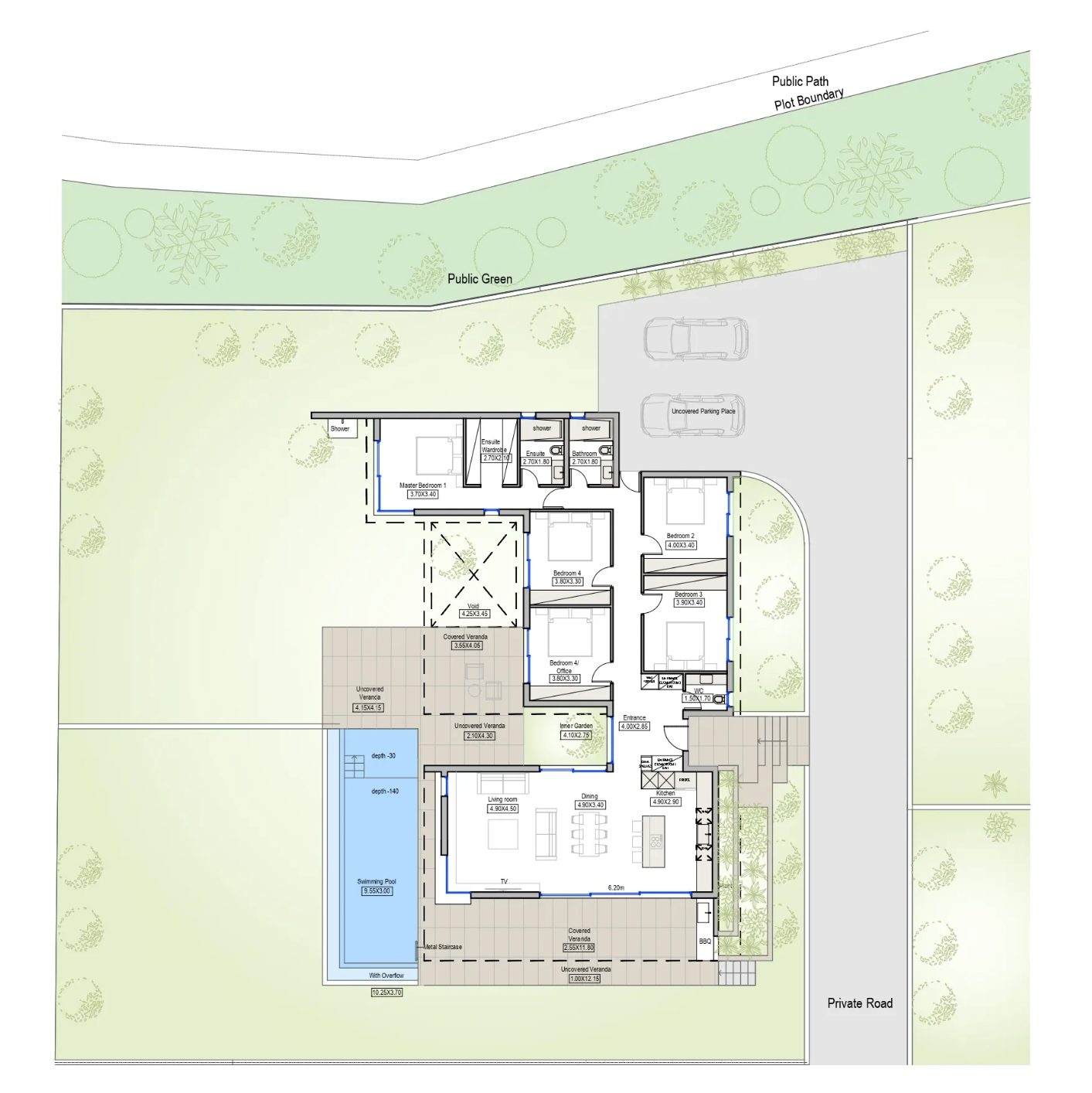 5 BR Bungalow in Tala, Paphos photo 12