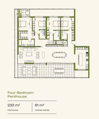 4+1 BR Penthouse in Agios Athanasios, Limassol thumbnail 18