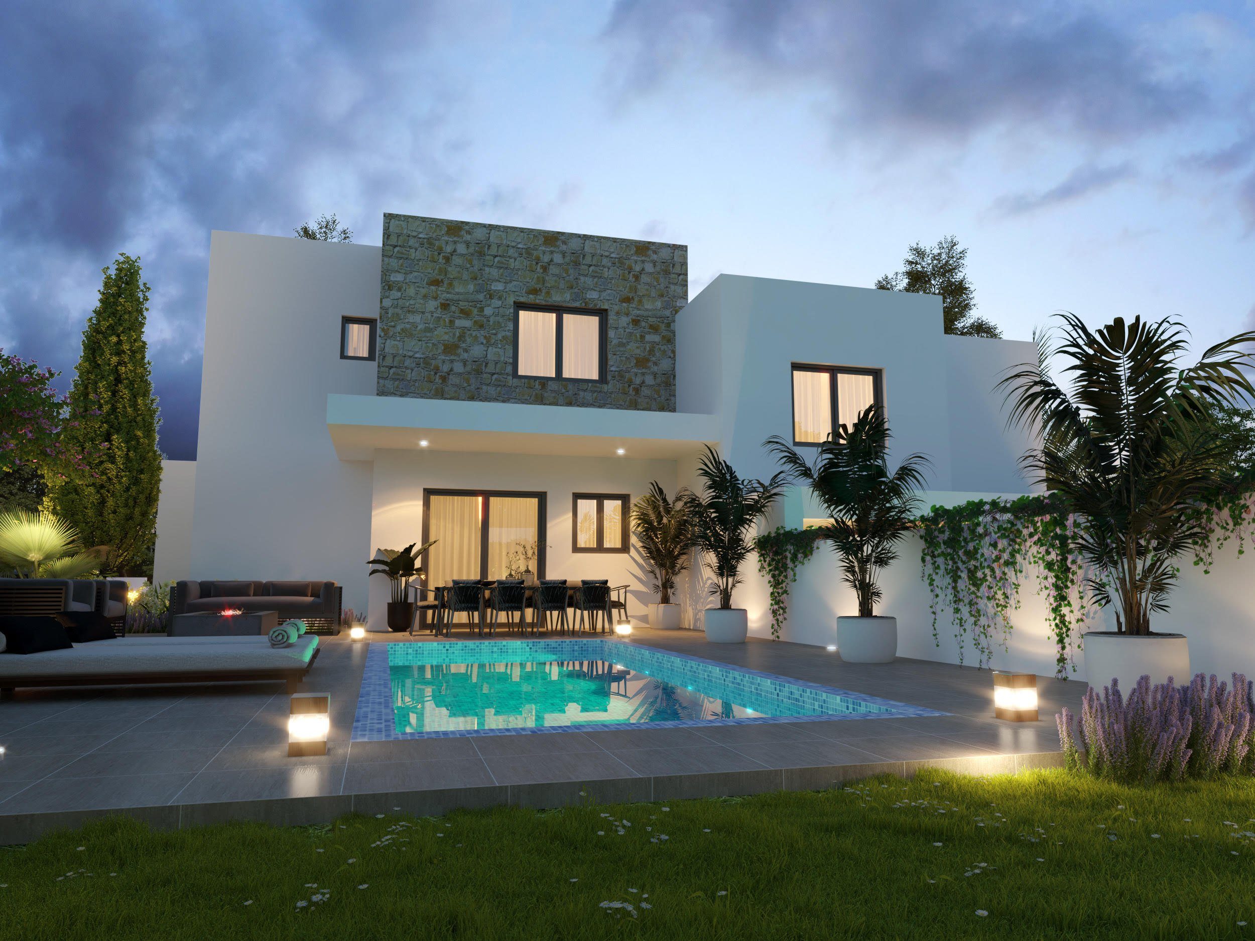 3 BR Semi-detached House in Pegeia, Paphos photo 1