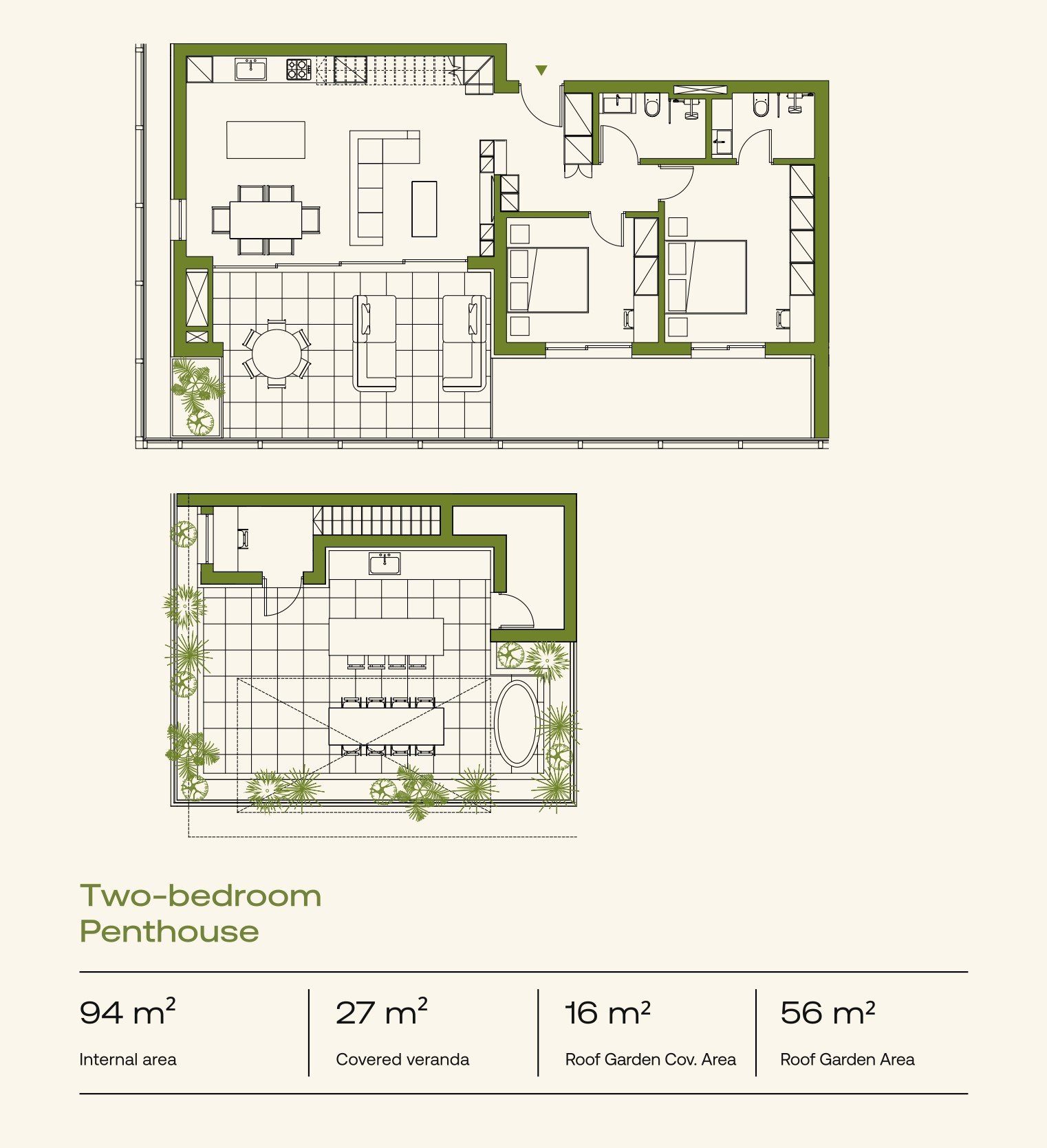 2 BR Penthouse in Agios Athanasios, Limassol photo 18