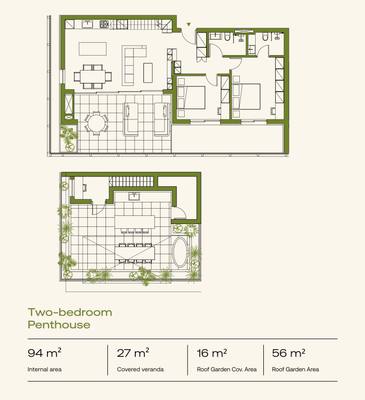 2 BR Penthouse in Agios Athanasios, Limassol thumbnail 18