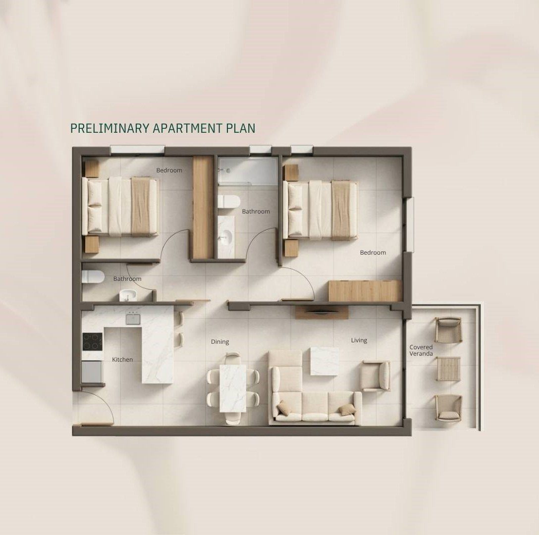 2 BR Apartment in Geroskipou, Paphos photo 12