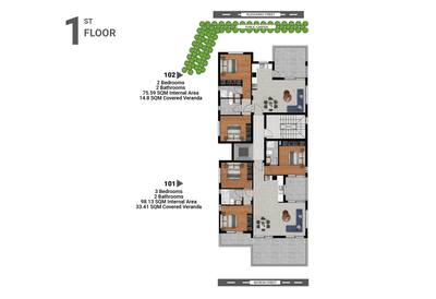 2 BR Apartment in Agios Athanasios, Limassol thumbnail 6