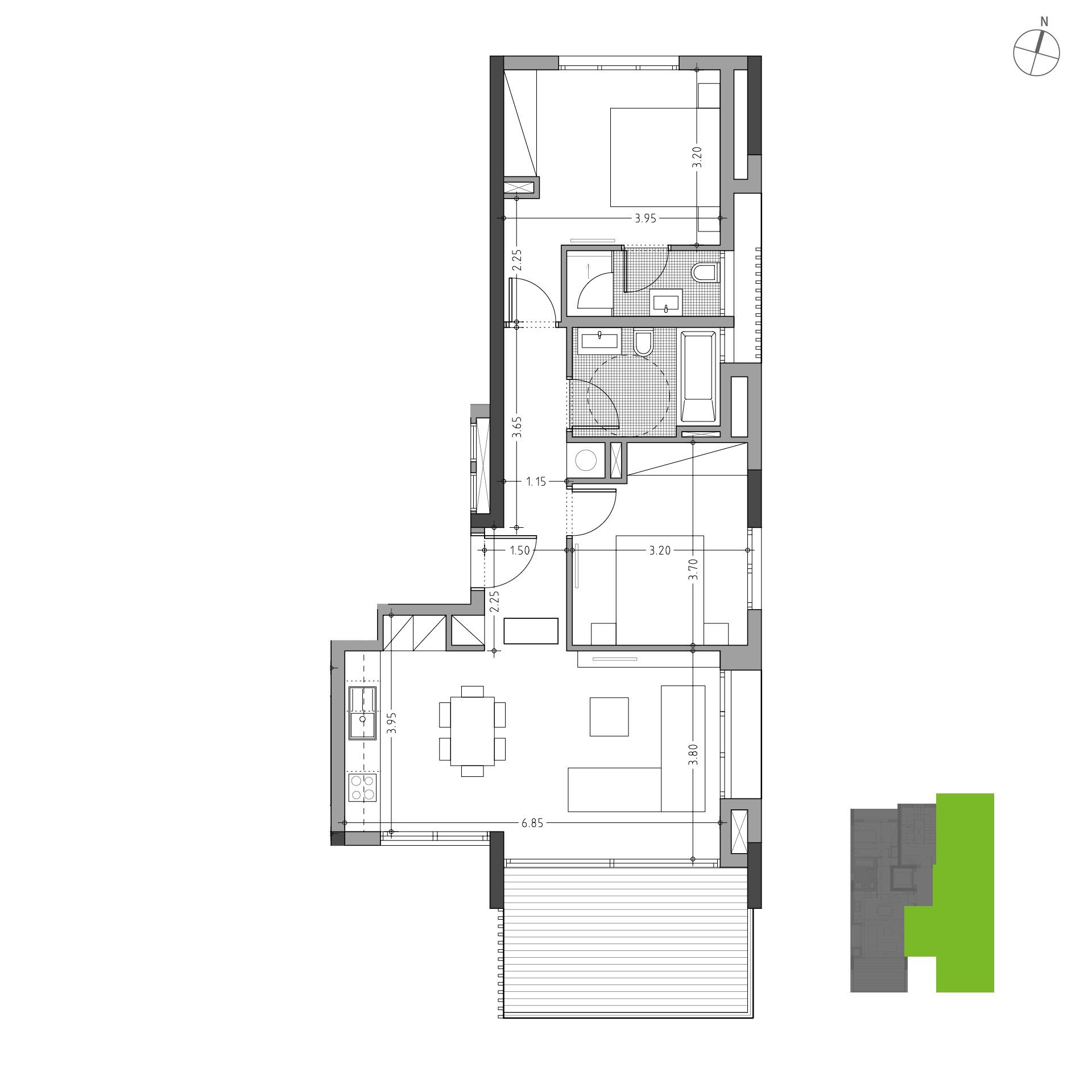 2 BR Apartment in Potamos Germasogeias, Limassol photo 11