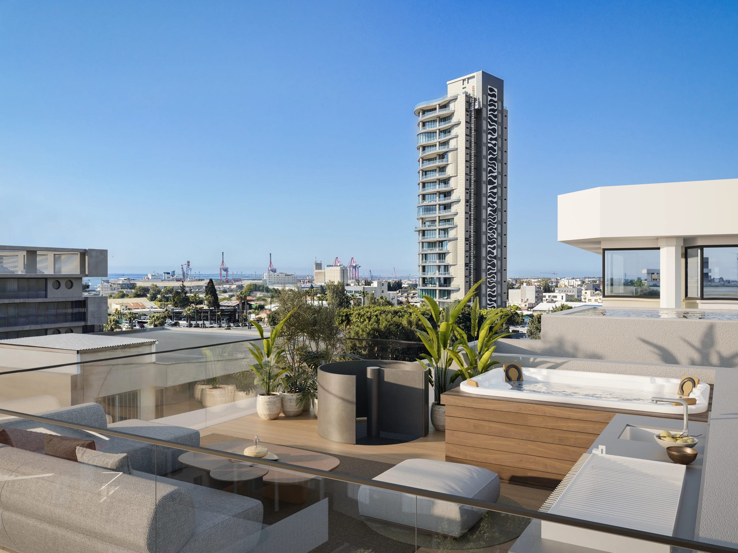 2 BR Penthouse in Omonia, Limassol