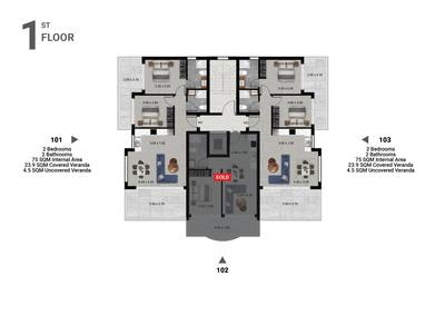 2 BR Apartment in Agios Athanasios, Limassol thumbnail 6