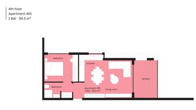 1 BR Apartment in Agios Ioannis, Limassol thumbnail 17