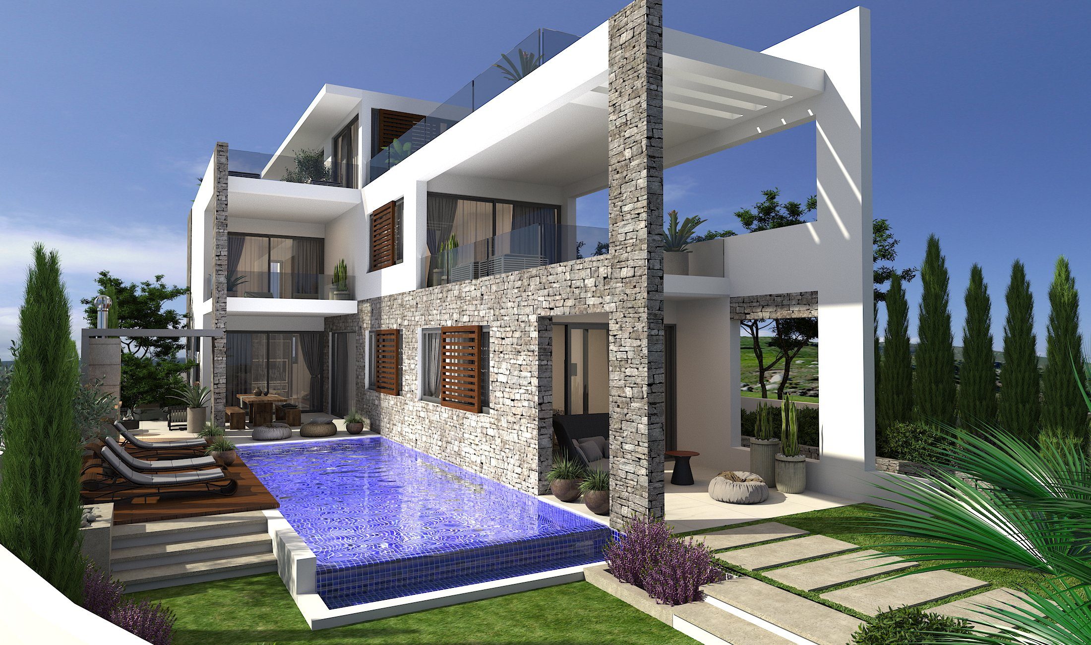 4 BR Villa in Kissonerga, Paphos photo 1