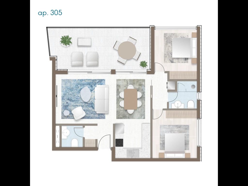 2 BR Apartment in Germasogeia, Limassol photo 5