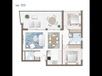 2 BR Apartment in Germasogeia, Limassol thumbnail 5