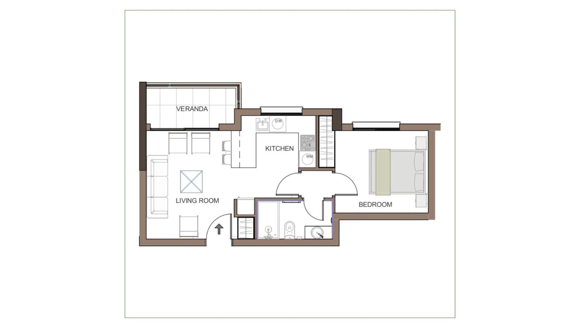 1 BR Apartment in Trachoni, Limassol photo 10