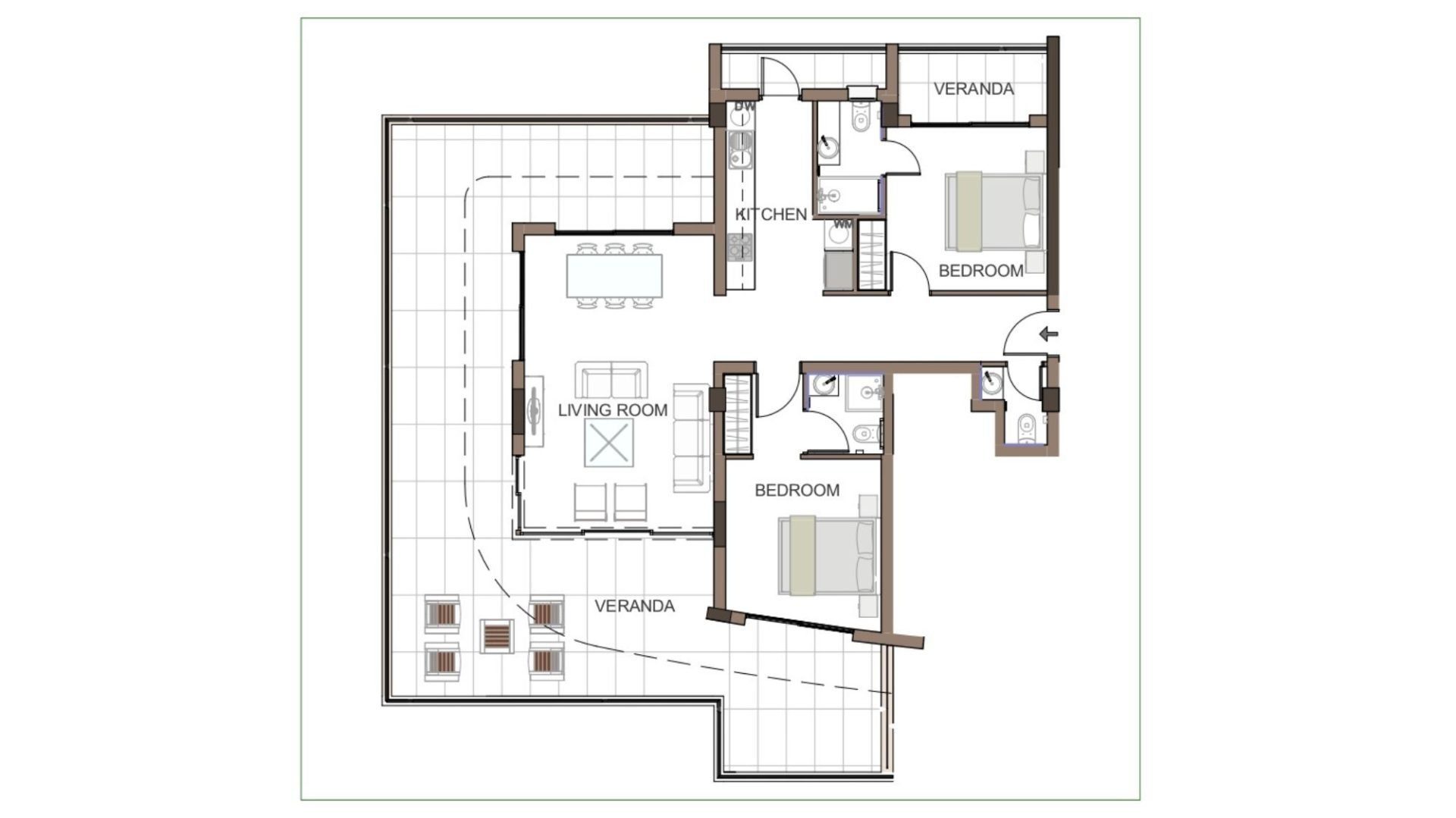 3 BR Penthouse in Trachoni, Limassol photo 11