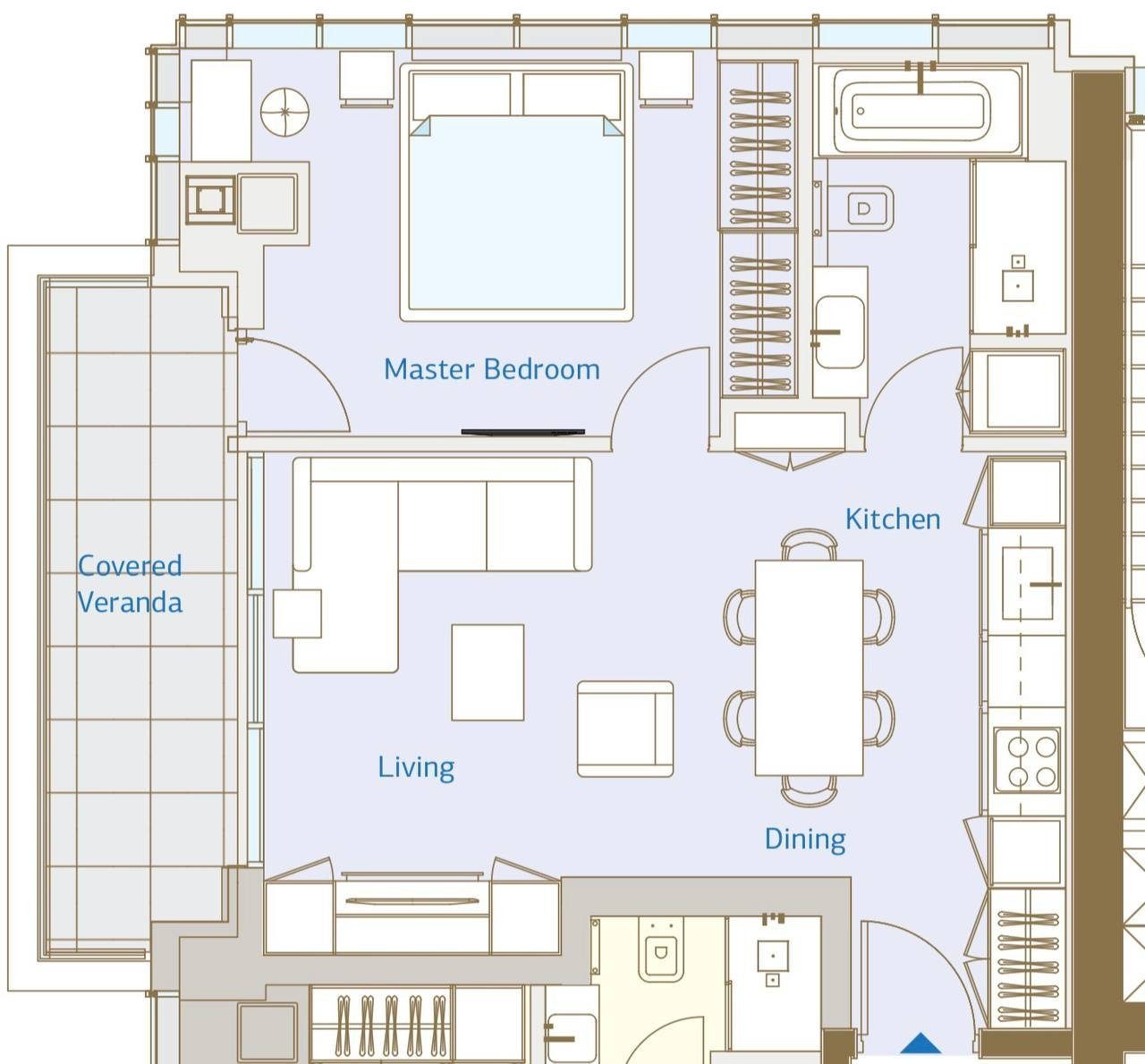 1 BR Apartment in Potamos Germasogeias, Limassol photo 9