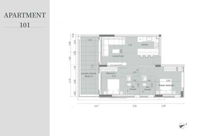 2 BR Apartment in Agia Fyla, Limassol thumbnail 6