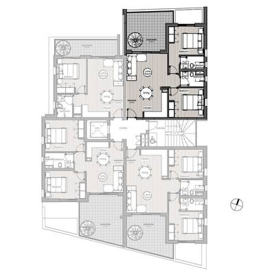 Penthouse z 2 syp. w Chalkoutsa, Limassol, miniatura 10