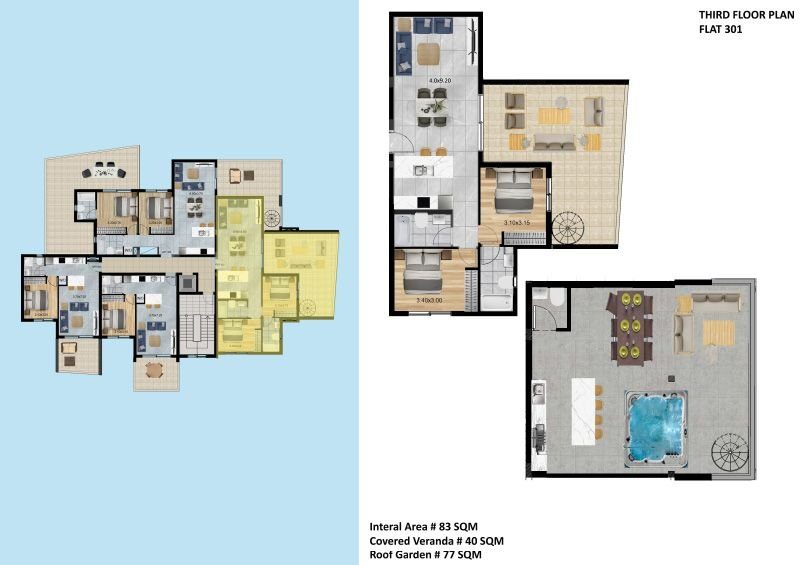 2 BR Penthouse in Agia Paraskevi, Limassol photo 13