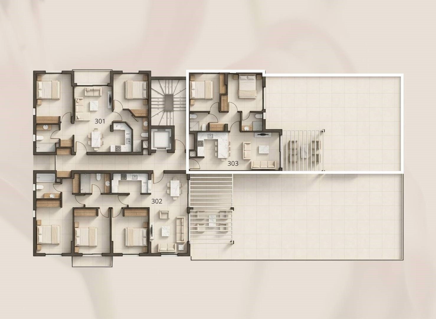 2 BR Penthouse in Geroskipou, Paphos photo 12