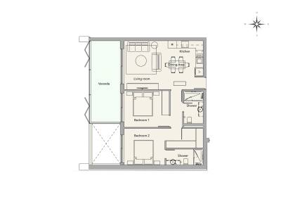 Apartament z 2 syp. w Pyrgos, Limassol, miniatura 14