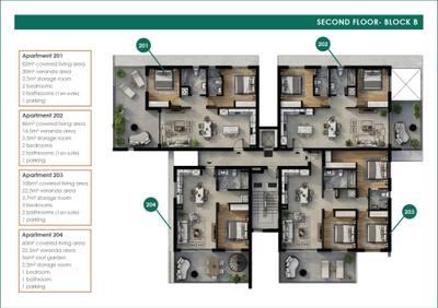 Penthouse z 1 syp. w Kiti, Larnaka, miniatura 29