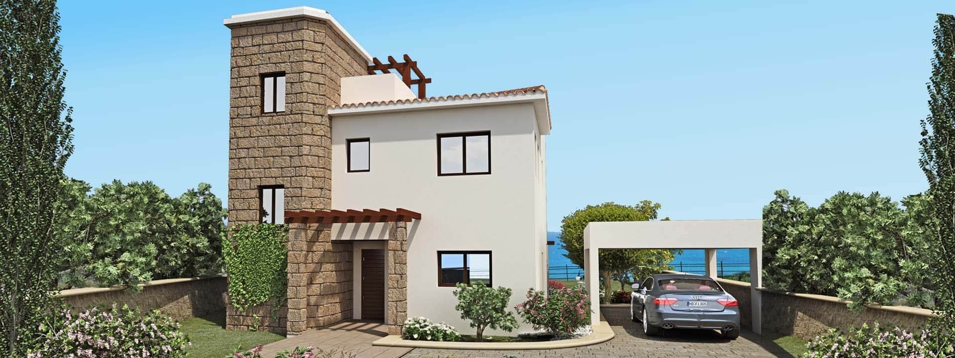 3 BR Villa in Kouklia, Paphos photo 1
