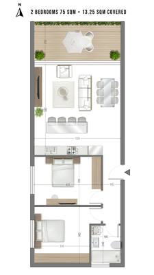 2 BR Penthouse in Mesa Geitonia, Limassol thumbnail 8