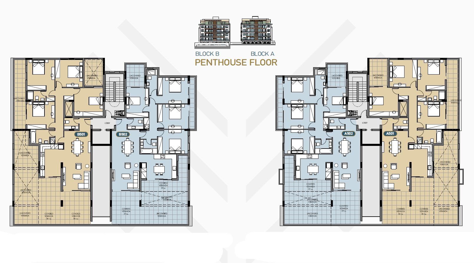 4 BR Penthouse in Agia Paraskevi, Limassol photo 6