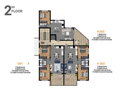 2 BR Penthouse in Parekklisia, Limassol thumbnail 7