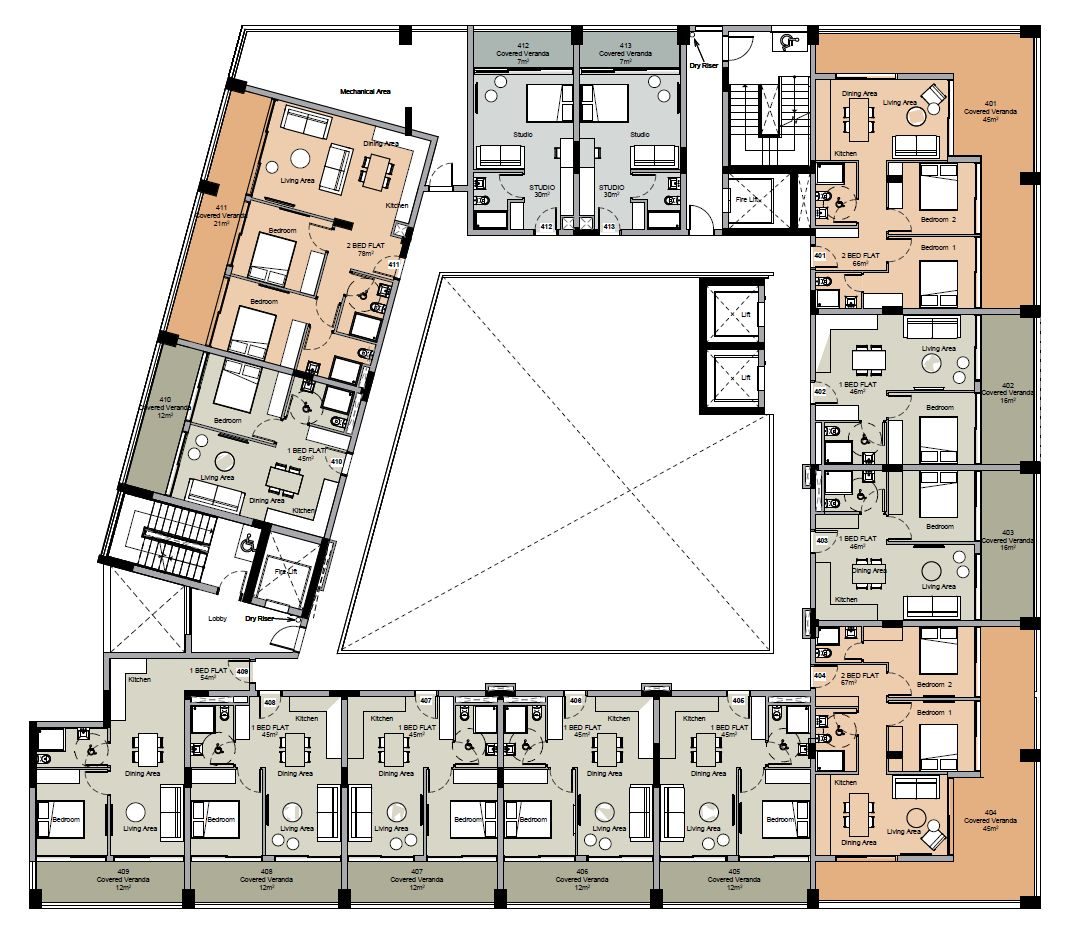 1 BR Apartment in Tsiflikoudia, Limassol photo 15