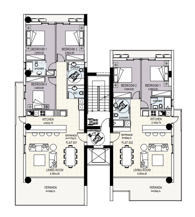 2 BR Apartment in Nicosia Center, Nicosia photo 6