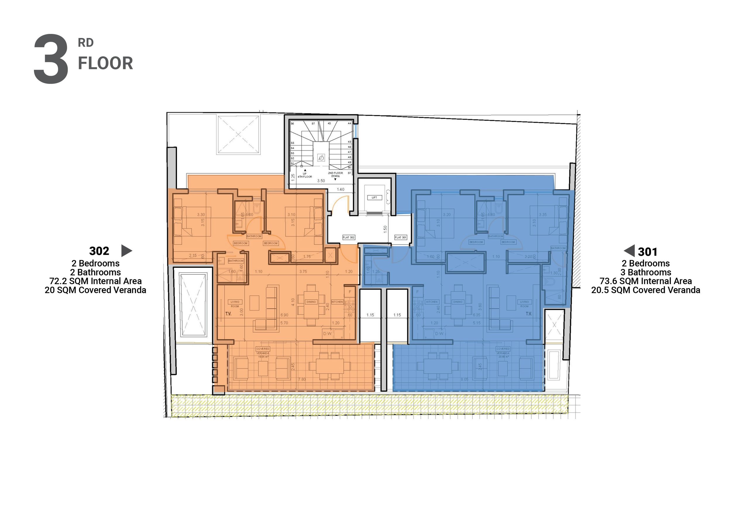 2 BR Apartment in Finikoudes, Larnaca photo 4