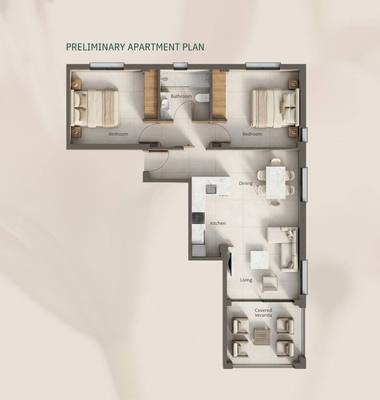 2 BR Apartment in Geroskipou, Paphos thumbnail 12