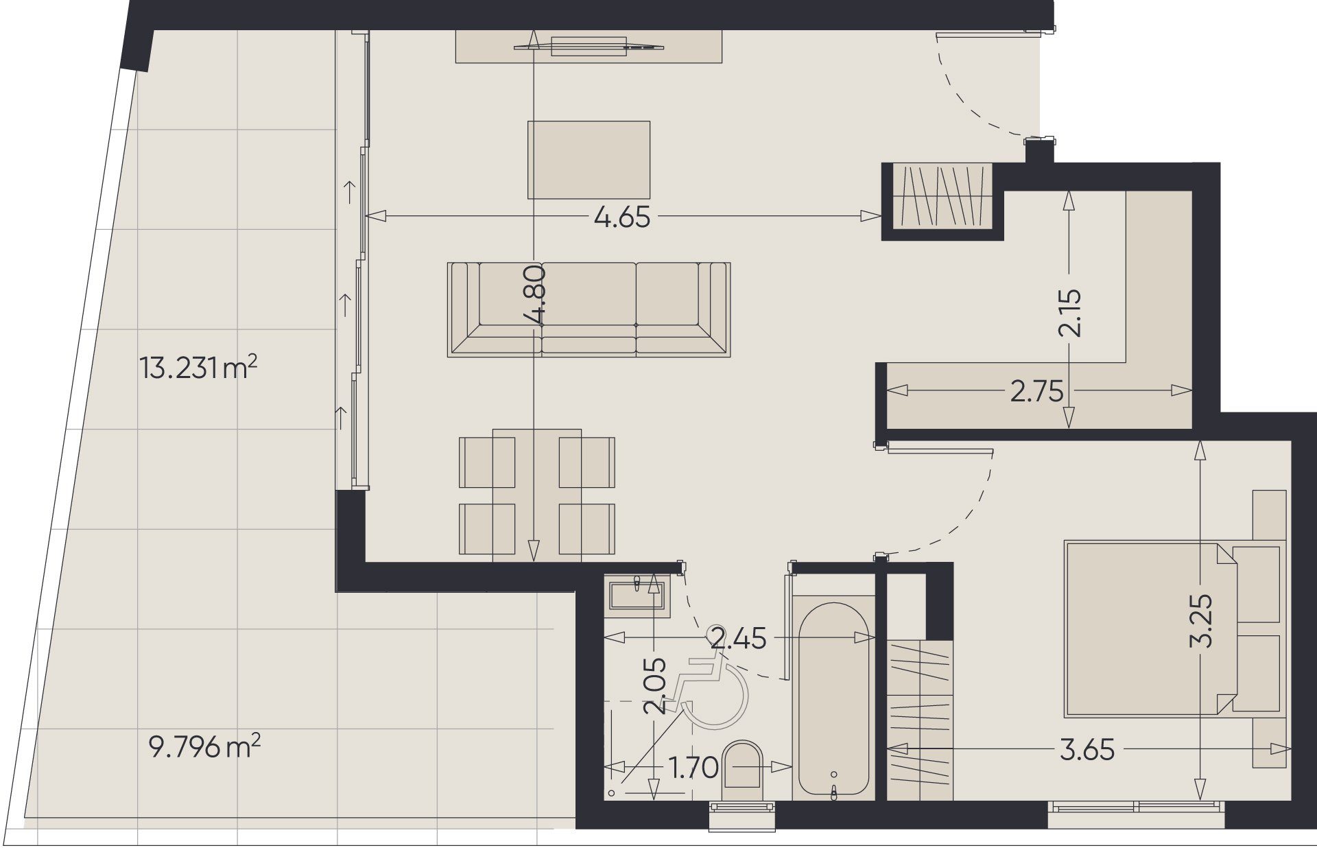 1 BR Apartment in Zakaki, Limassol photo 5