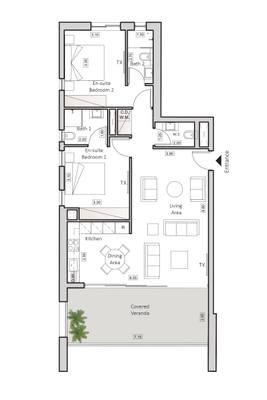 2 BR Apartment in Arch Makarios III, Larnaca thumbnail 13