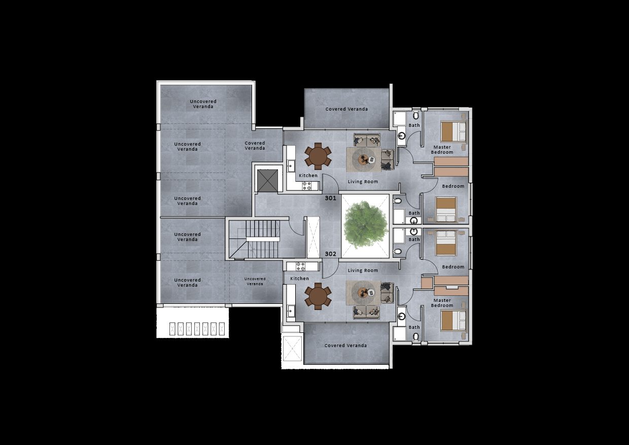 2 BR Penthouse in Universal, Paphos photo 8