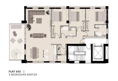 Penthouse z 3 syp. w Agios Nektarios, Limassol, miniatura 18
