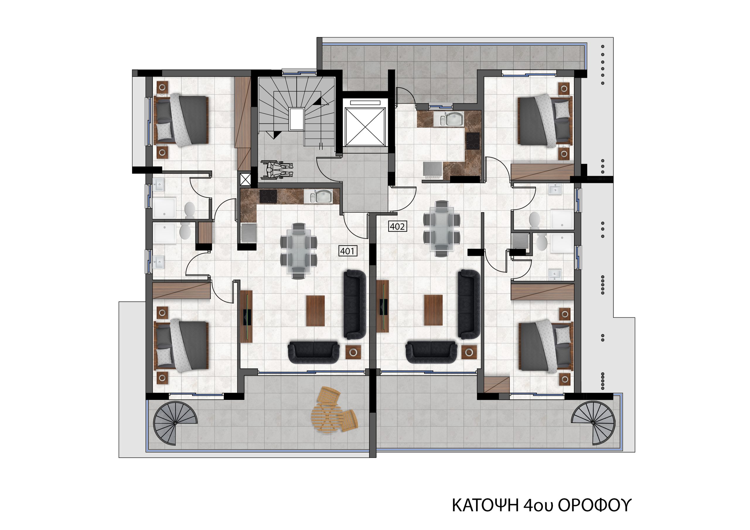 2 BR Penthouse in Agios Ioannis, Limassol photo 5