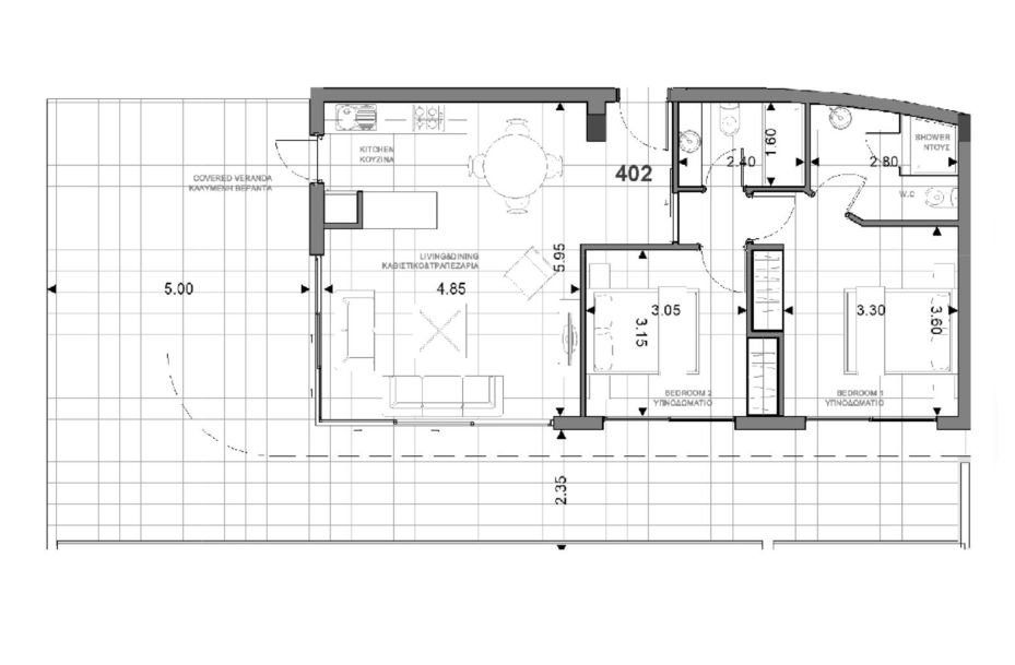 2 BR Penthouse in Trachoni, Limassol photo 13