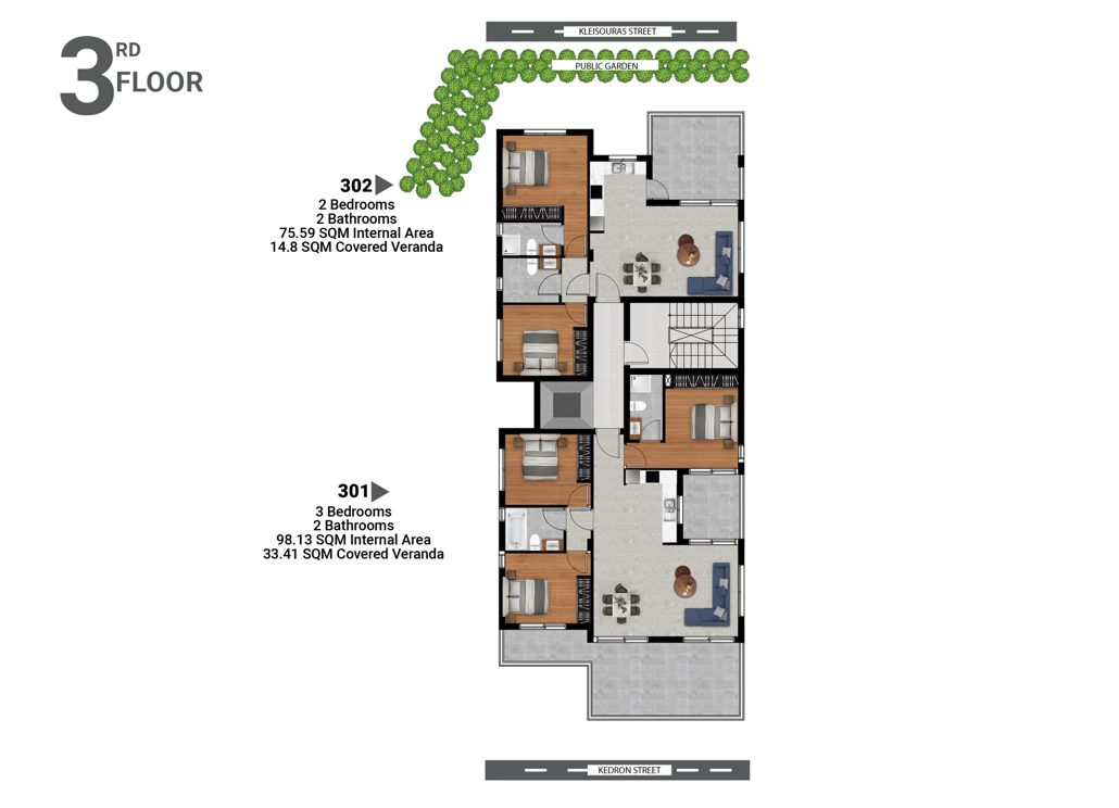 2 BR Penthouse in Agios Athanasios, Limassol photo 8
