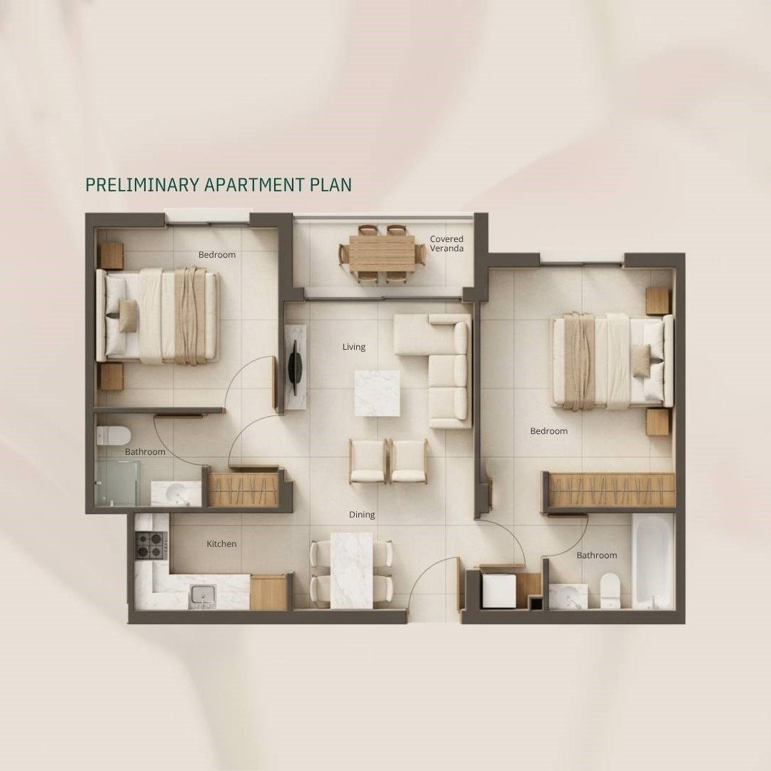 2 BR Apartment in Geroskipou, Paphos photo 12