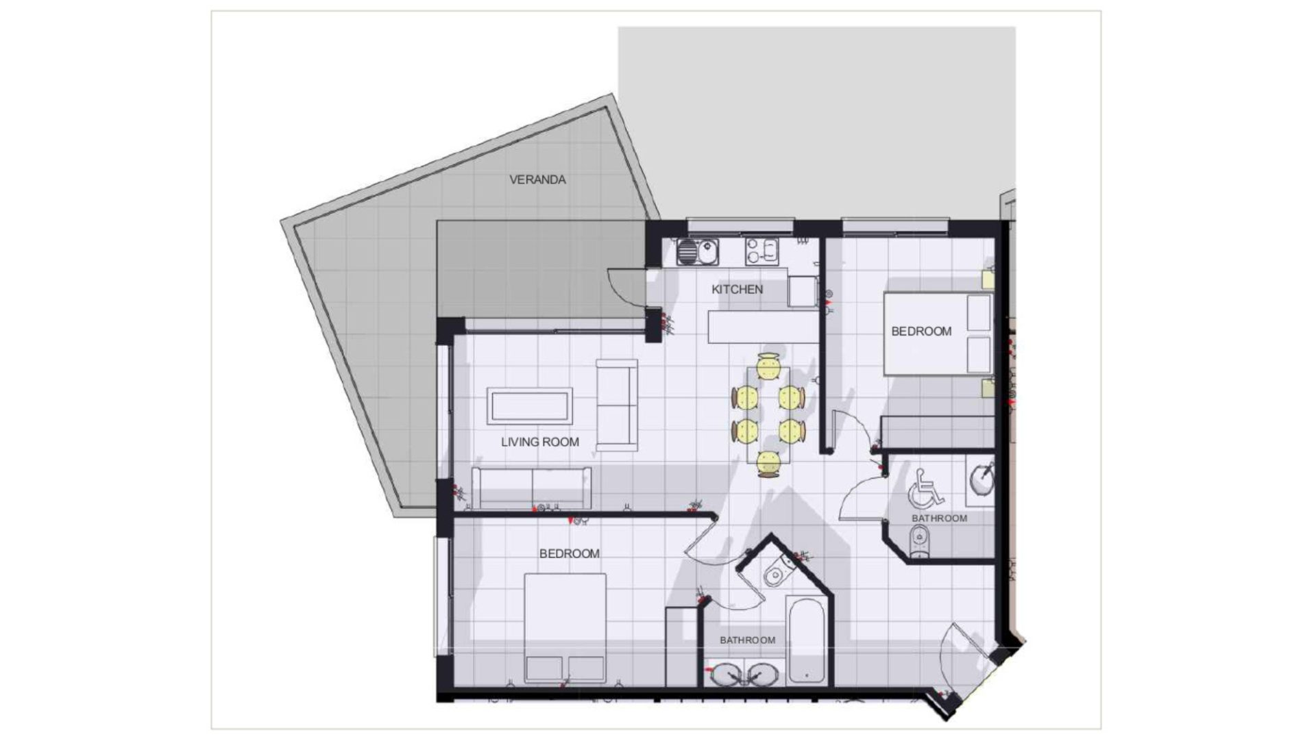2 BR Apartment in Chlorakas, Paphos photo 5