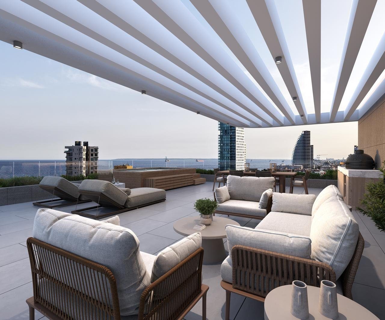 3 BR Penthouse with a private pool in Mouttagiaka, Limassol photo 5