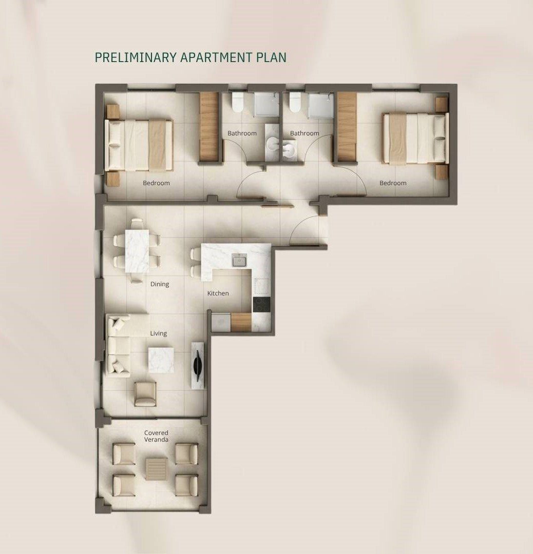 2 BR Apartment in Geroskipou, Paphos photo 12