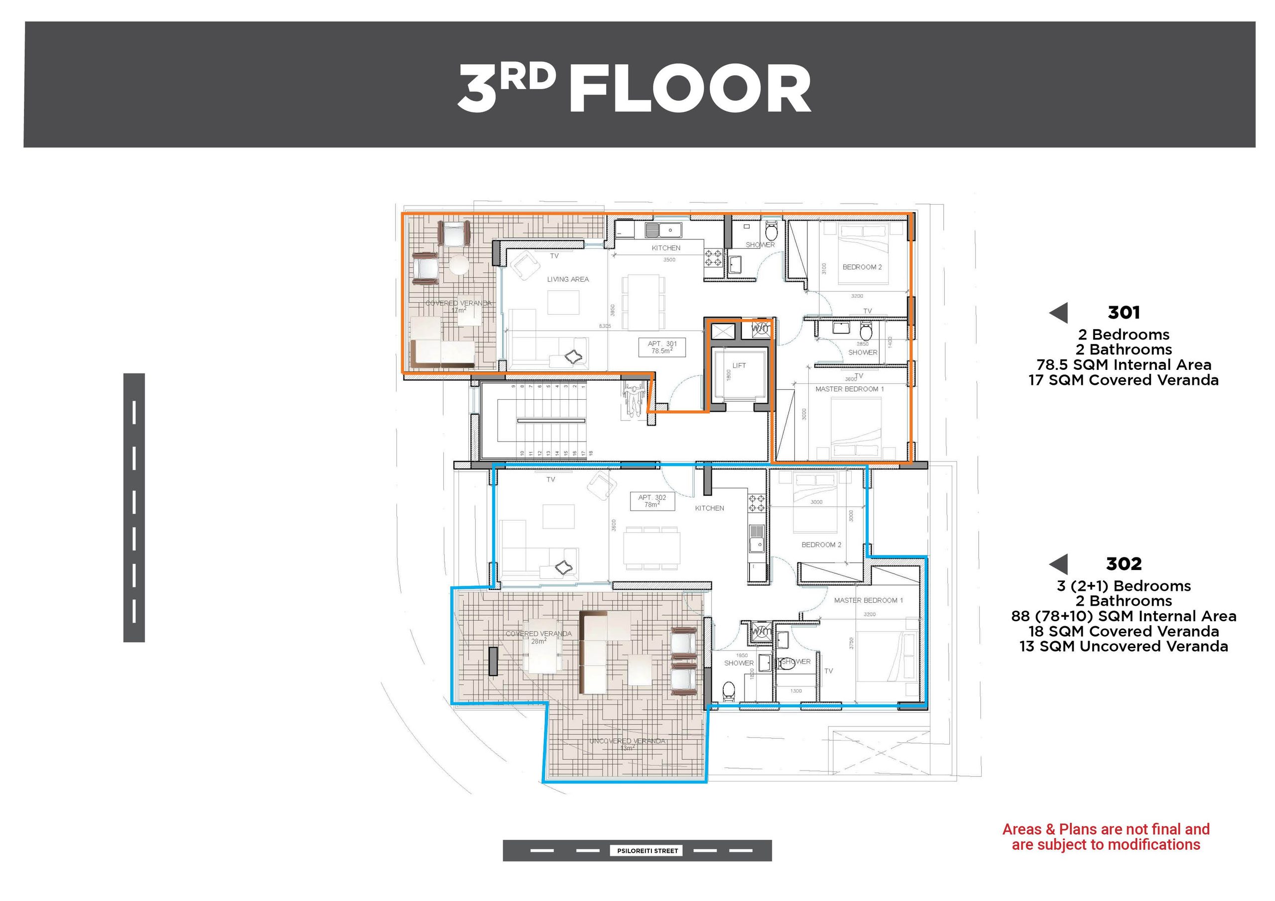 2+1 BR Apartment in Arch Makarios III, Larnaca photo 6